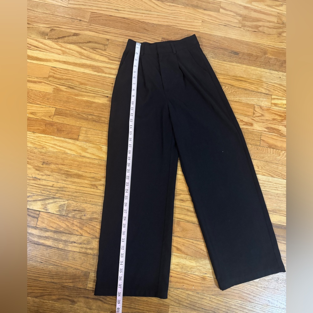 Cider Wide-Leg Black Women's Trousers - Picture 4 of 5